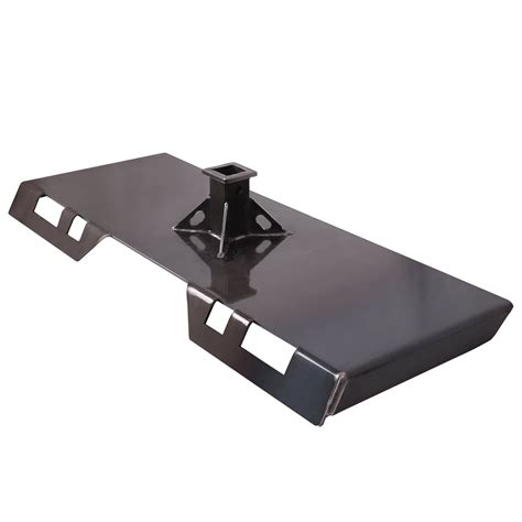 bobcat skid steer attachment trailer hitch receiver|bobcat skid steer attachment plate.